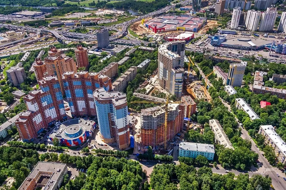 Top 10 largest cities in the Moscow region