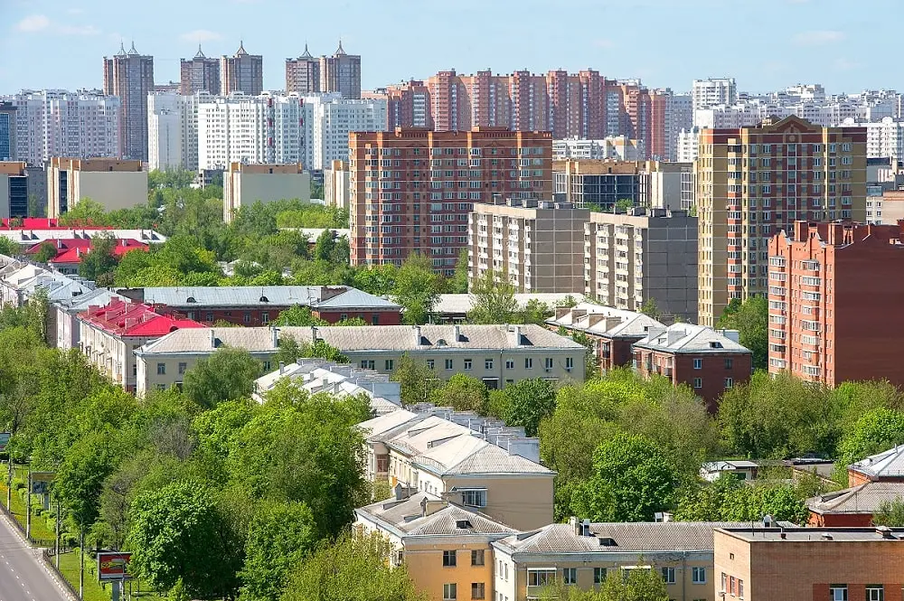 Top 10 largest cities in the Moscow region