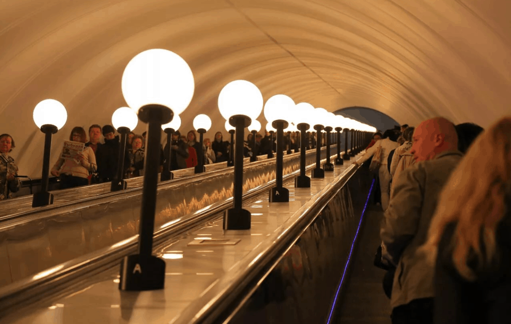 Top 10 longest escalators in the Moscow metro