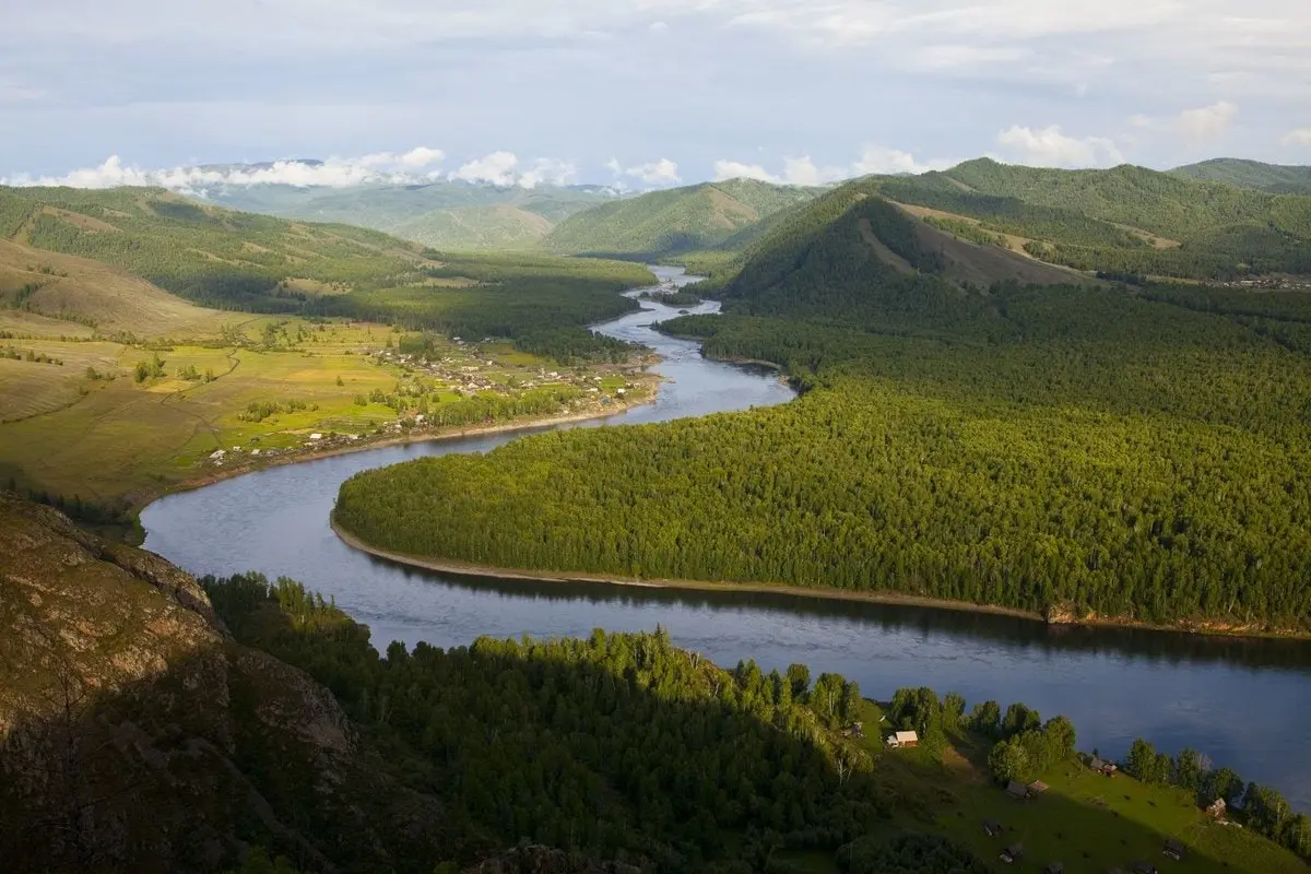 Top 10 longest rivers in Eurasia