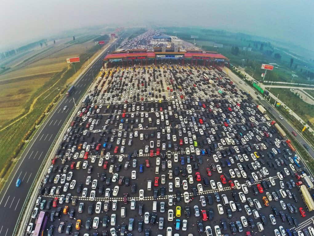 Top 10 longest traffic jams in the world in which cars stood for several days