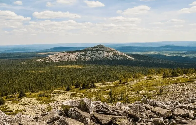 Top 10 lowest mountains in Russia