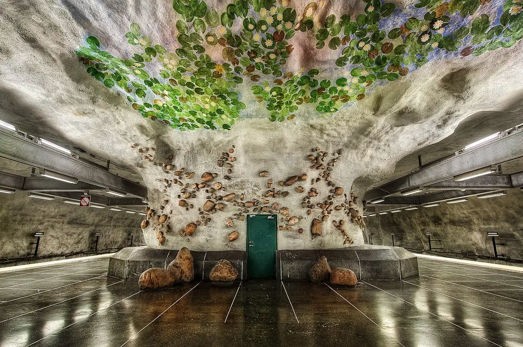 Top 10 most beautiful metro stations in Stockholm