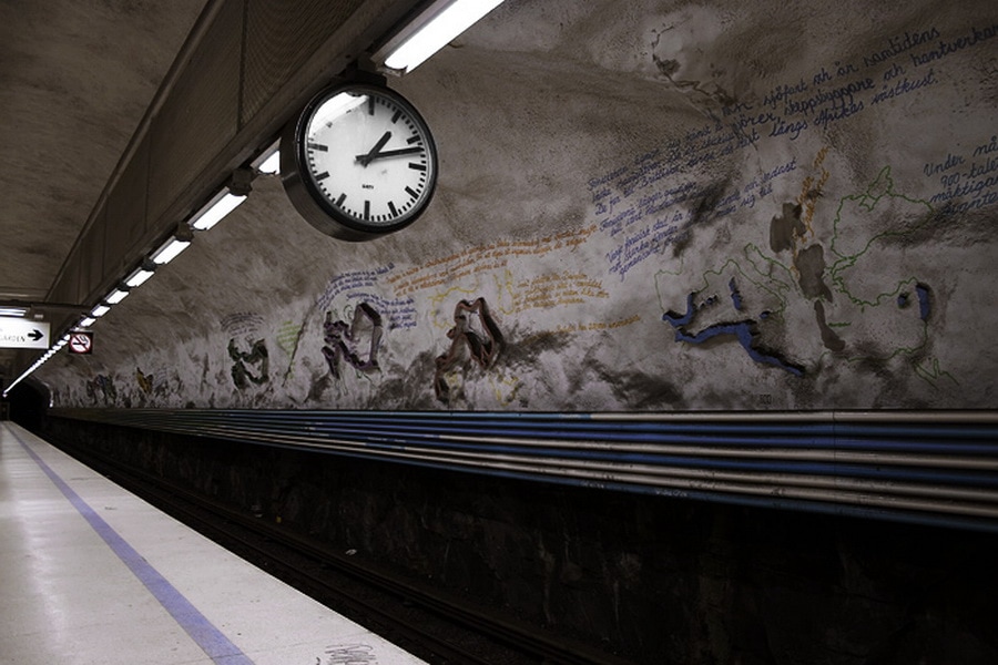 Top 10 most beautiful metro stations in Stockholm