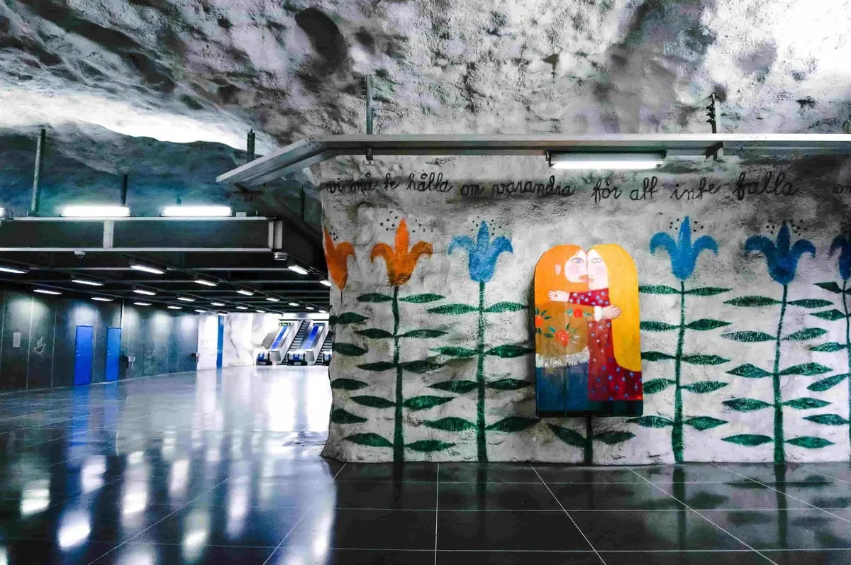 Top 10 most beautiful metro stations in Stockholm