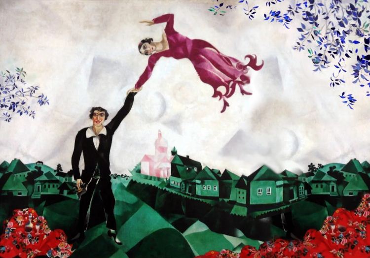 TOP 10 most famous paintings by artist Marc Chagall