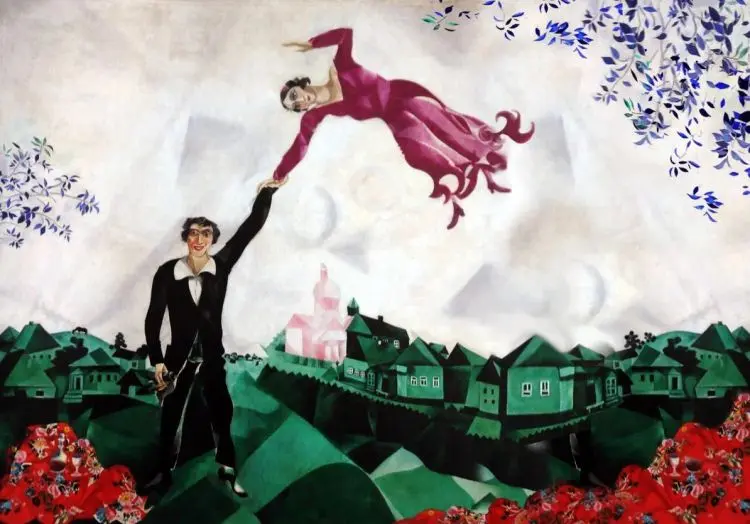 TOP 10 most famous paintings by artist Marc Chagall