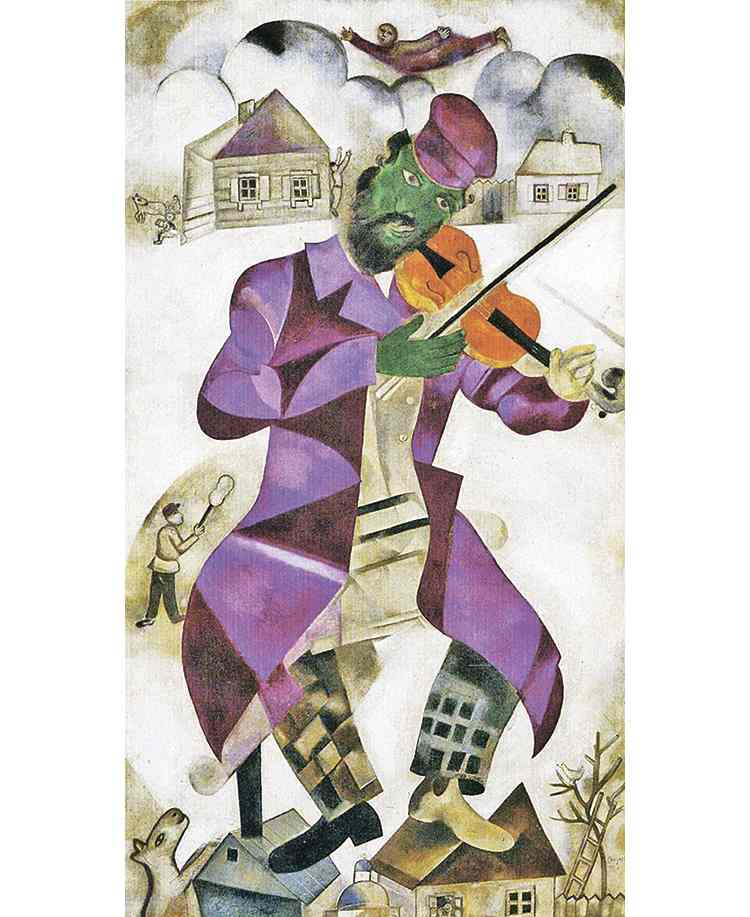 TOP 10 most famous paintings by artist Marc Chagall