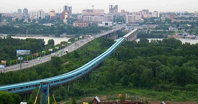 前 10 名。俄罗斯最长的桥梁