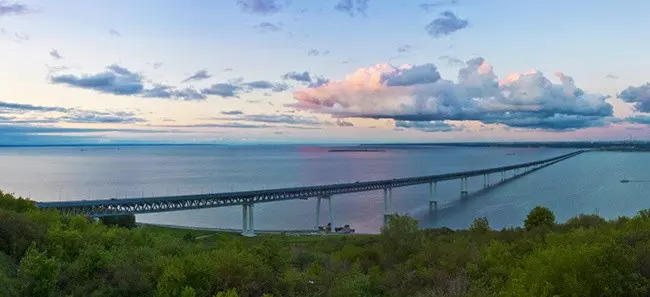 Top 10. The longest bridges in Russia