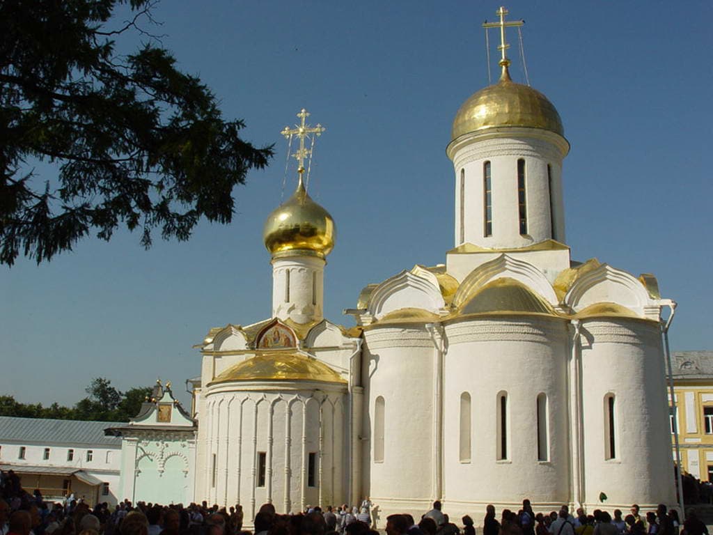 Троицкий собор Сергиев Посад закат