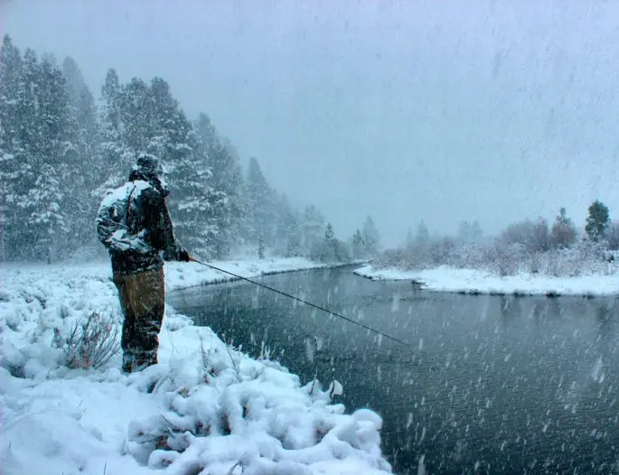 What is the best fishing pressure in winter: best weather, wind direction