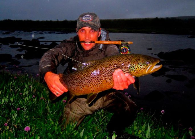 Where brook trout, lake trout, rainbow trout are found, catching different types