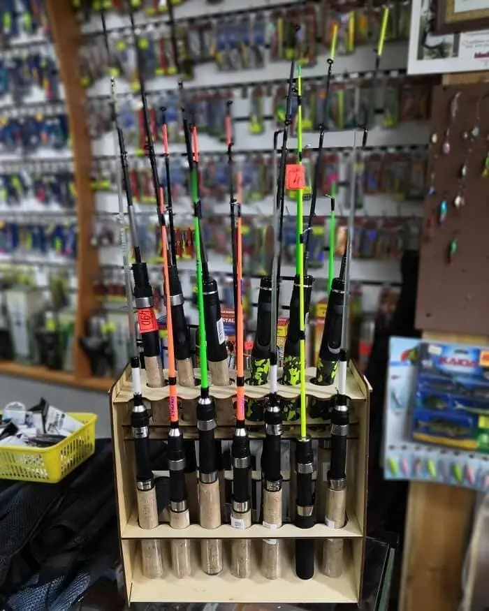 Winter fishing rods