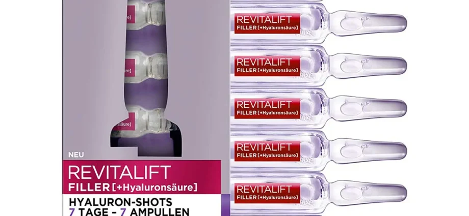 A sip of water for the skin: hyaluroconcentrate Revitalift Filler [+Hyaluronic Acid] by L&#8217;Oréal Paris