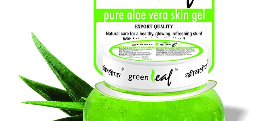 Aloe vera for face