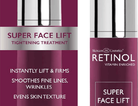 Anti-aging cosmetics with retinol