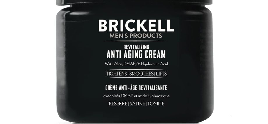 Anti-aging cream for men