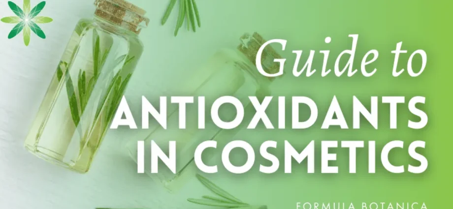 Antioxidants in cosmetics