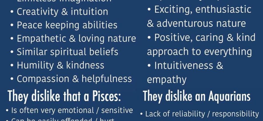 Aquarius and Pisces Compatibility