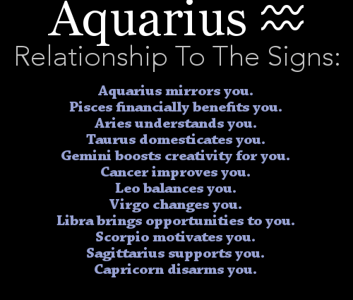 Aquarius: feartan soidhne an zodiac