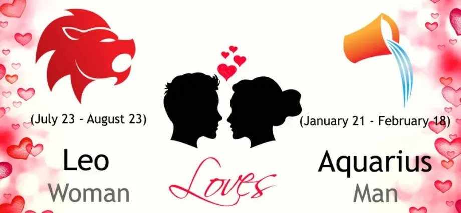 Aquarius man &#8211; Leo woman: horoscope compatibility