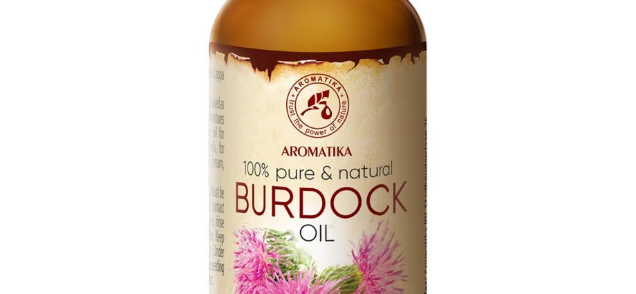 Burdock hair oil