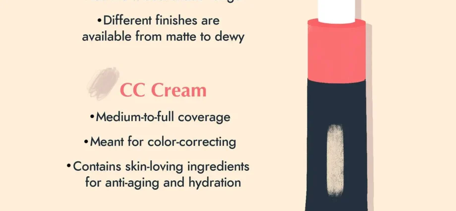 Choose BB and CC cream