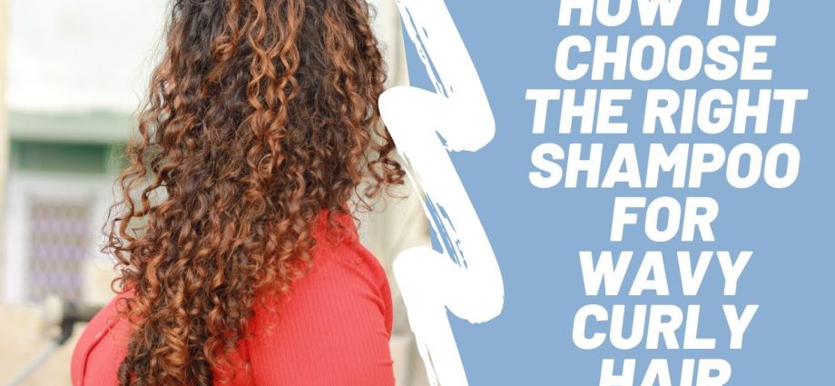 Choosing a shampoo for curly hair