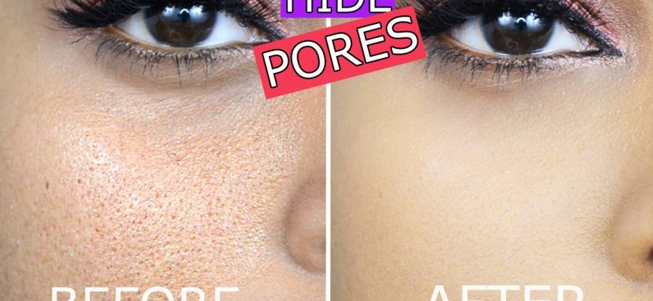 Concealer that hides pores