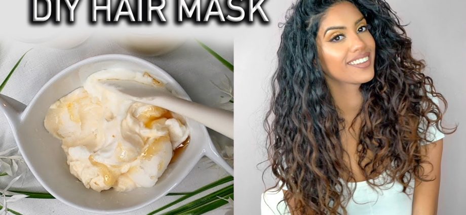 Do-it-yourself masks for thick hair