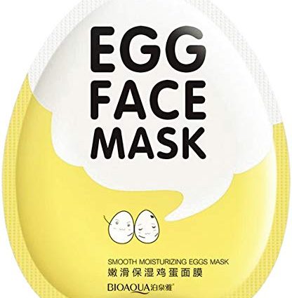 Egg face mask