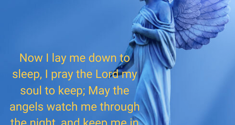 Evening prayer to the guardian angel to pray for sins before God