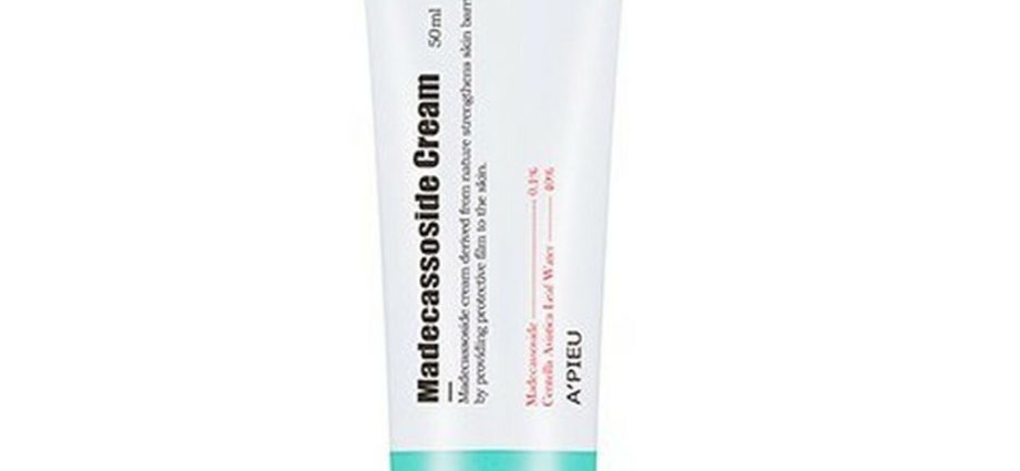 Face cream with madecassoside