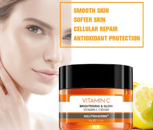 Face cream with vitamin C