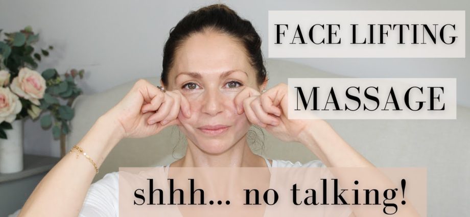 Face lifting massage