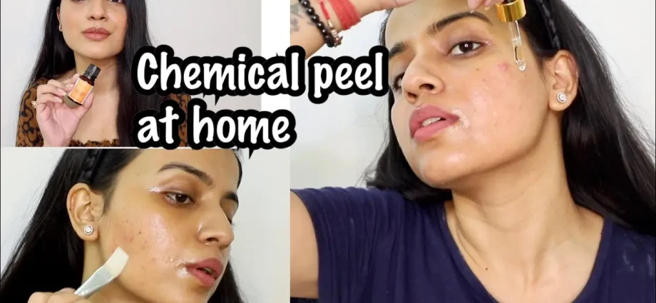 Facial peeling at home