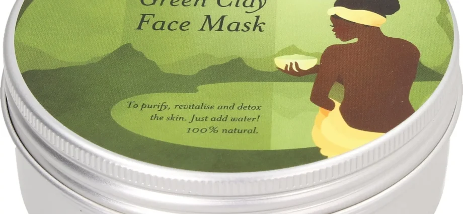 Green clay for face