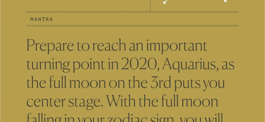 Horoscope for August 2020