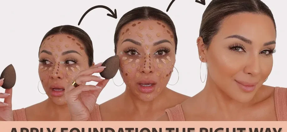 How to apply foundation correctly