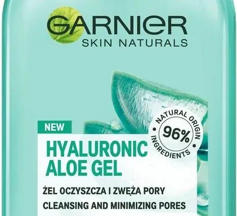 Hyaluronic aloe gel Garnier: a refreshing effect in cosmetics