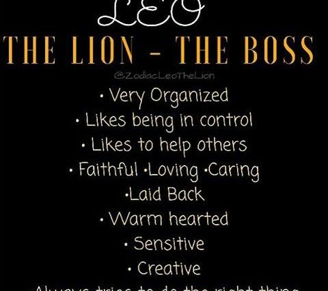Leo: characteristics of the zodiac sign