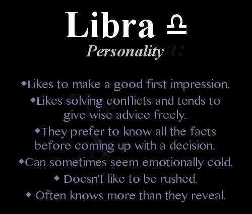 Libra: characteristics of the zodiac sign