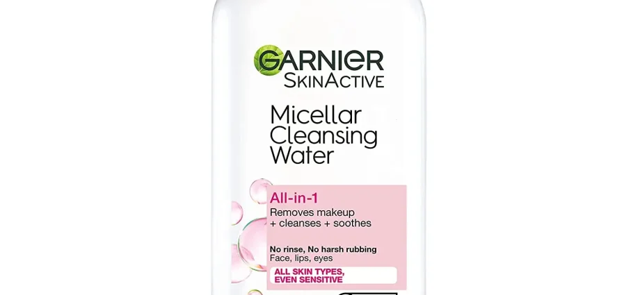 Micellar makeup remover water