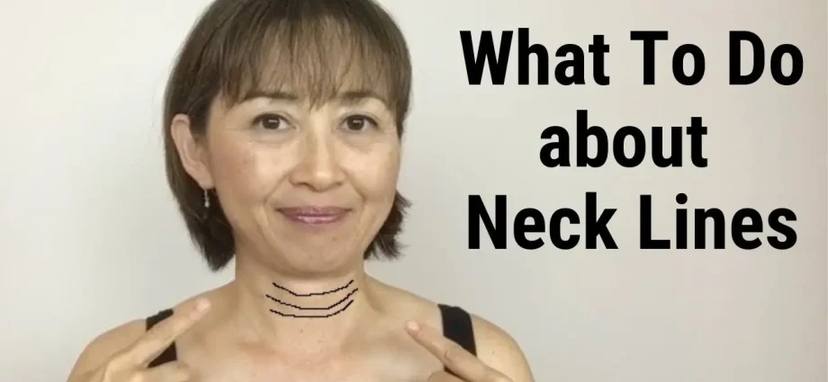 Neck wrinkle prevention massage