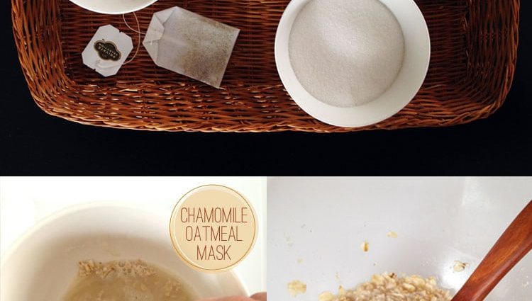 Oatmeal face mask