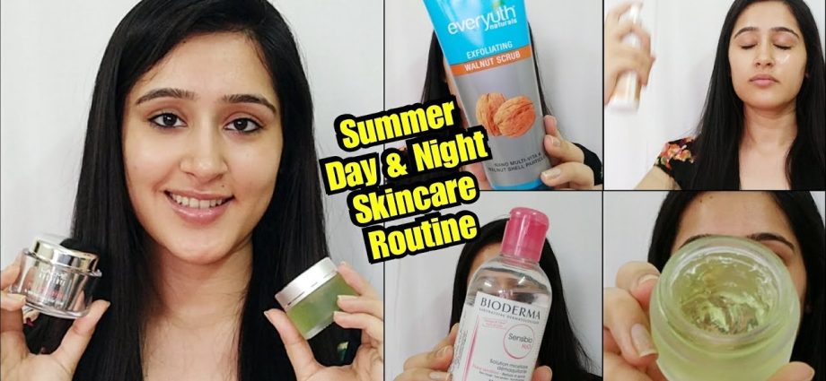 Oily skin care in summer