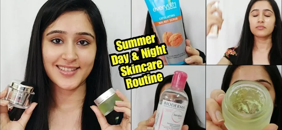 Oily skin care in summer