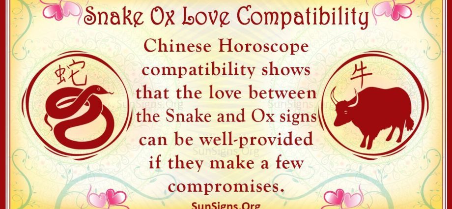 Ox and Snake &#8211; Chinese Zodiac Compatibility