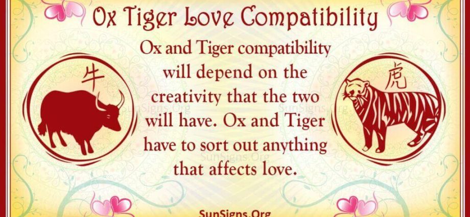 Ox and Tiger &#8211; Chinese Zodiac Compatibility